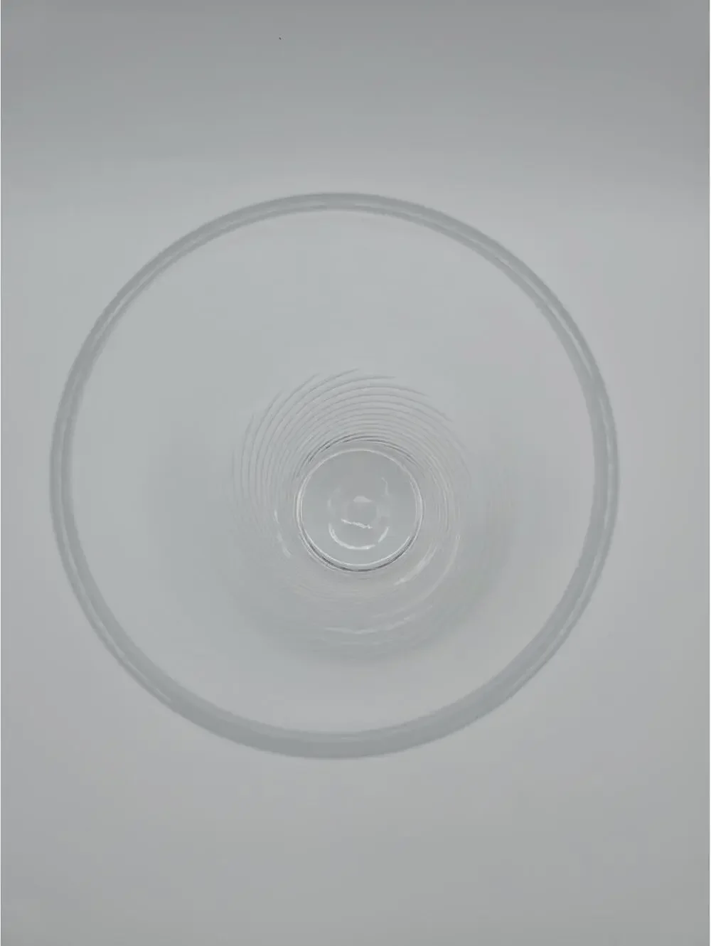 Vintage Cristal d’Arques Durand Spiral Frosted Glass Vase Heavy France